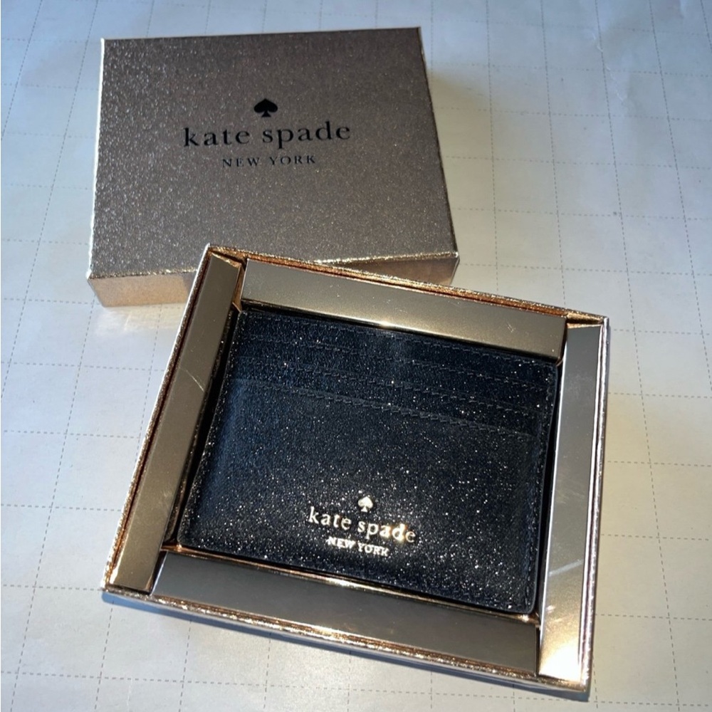 Kate Spade Glitter Card Holder